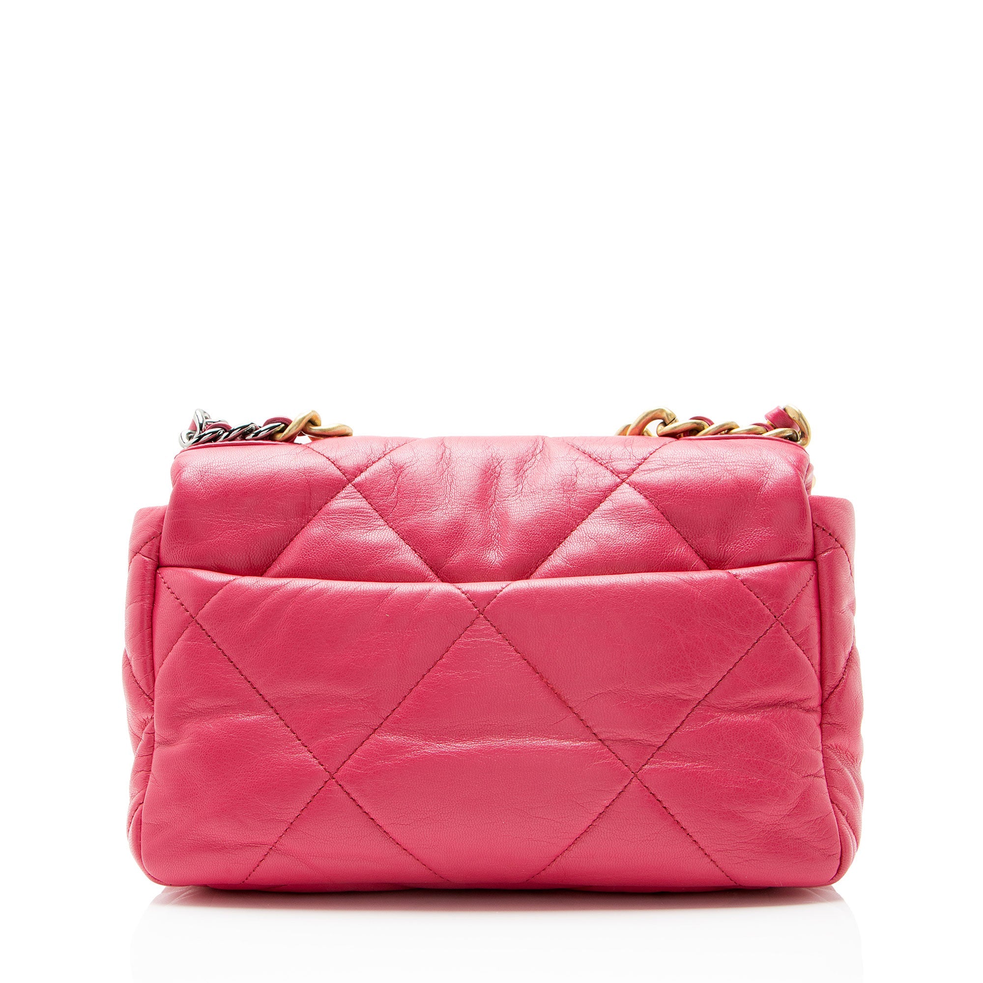 Chanel Lambskin 19 Medium Flap Shoulder Bag