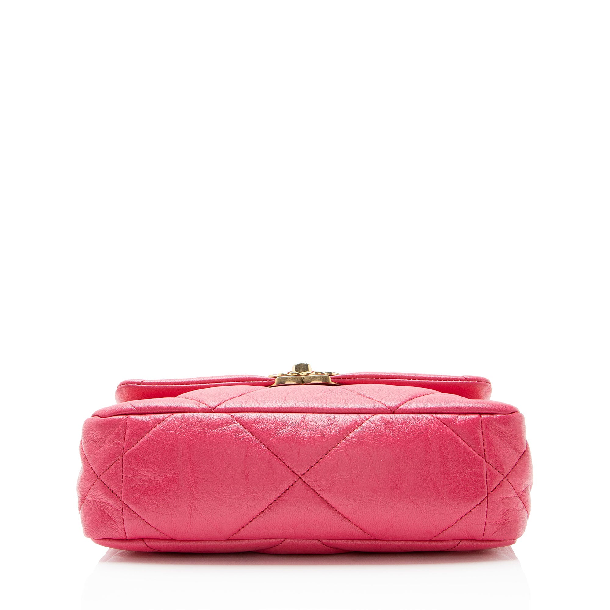 Chanel Lambskin 19 Medium Flap Shoulder Bag