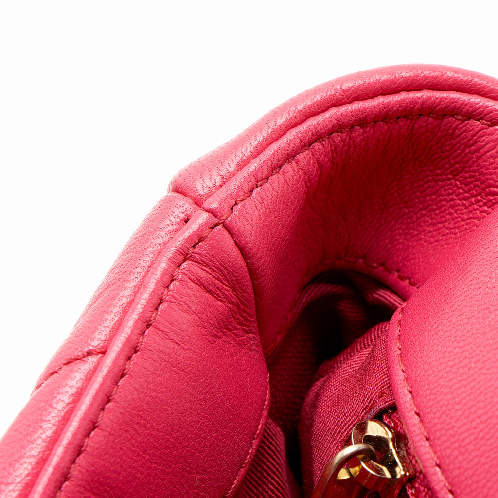 Chanel Lambskin 19 Medium Flap Shoulder Bag