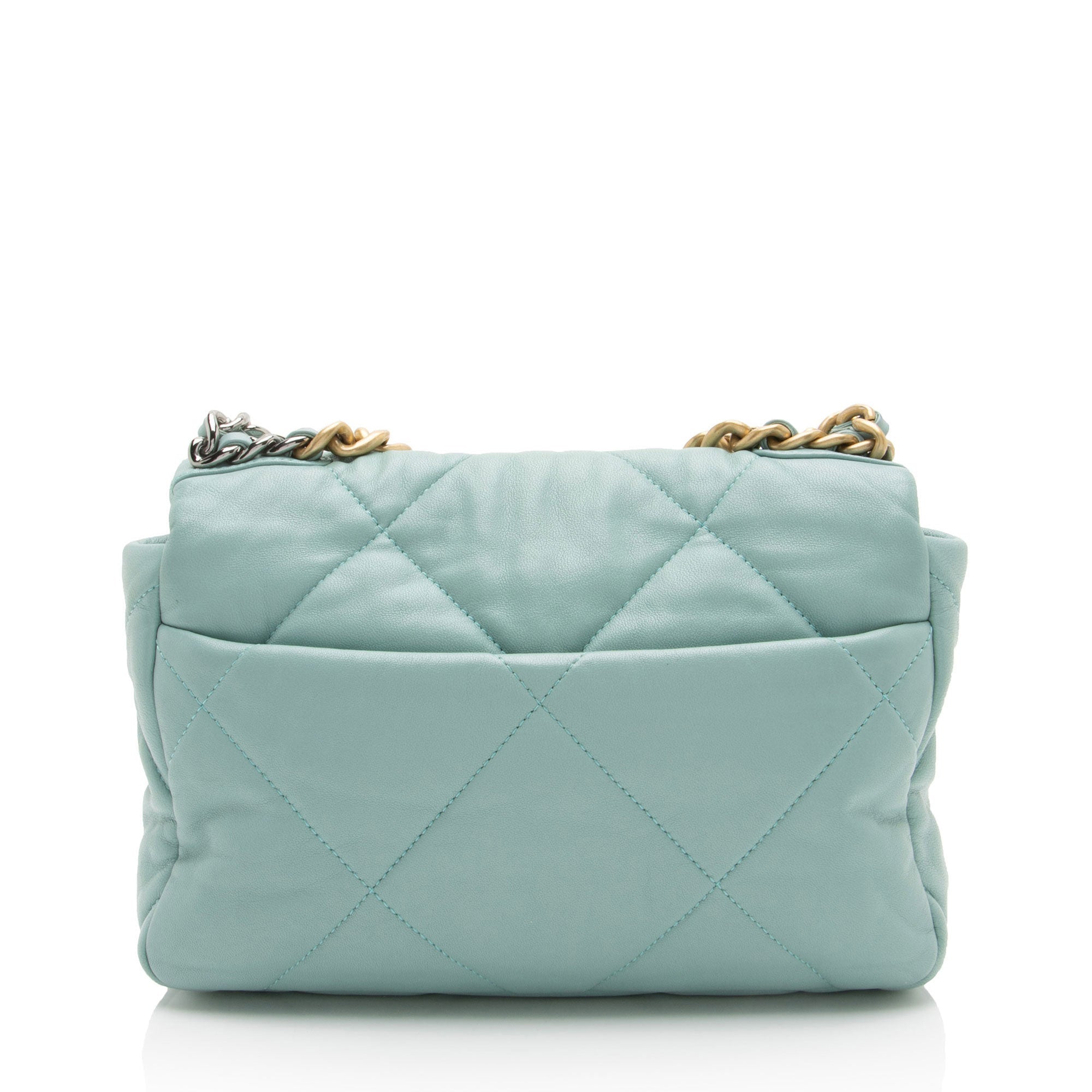 Chanel Lambskin 19 Medium Flap Shoulder Bag