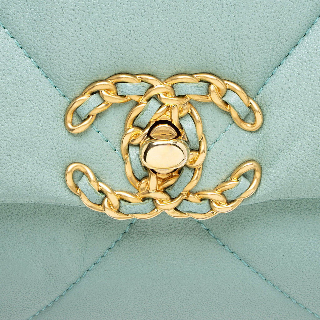 Chanel Lambskin 19 Medium Flap Shoulder Bag