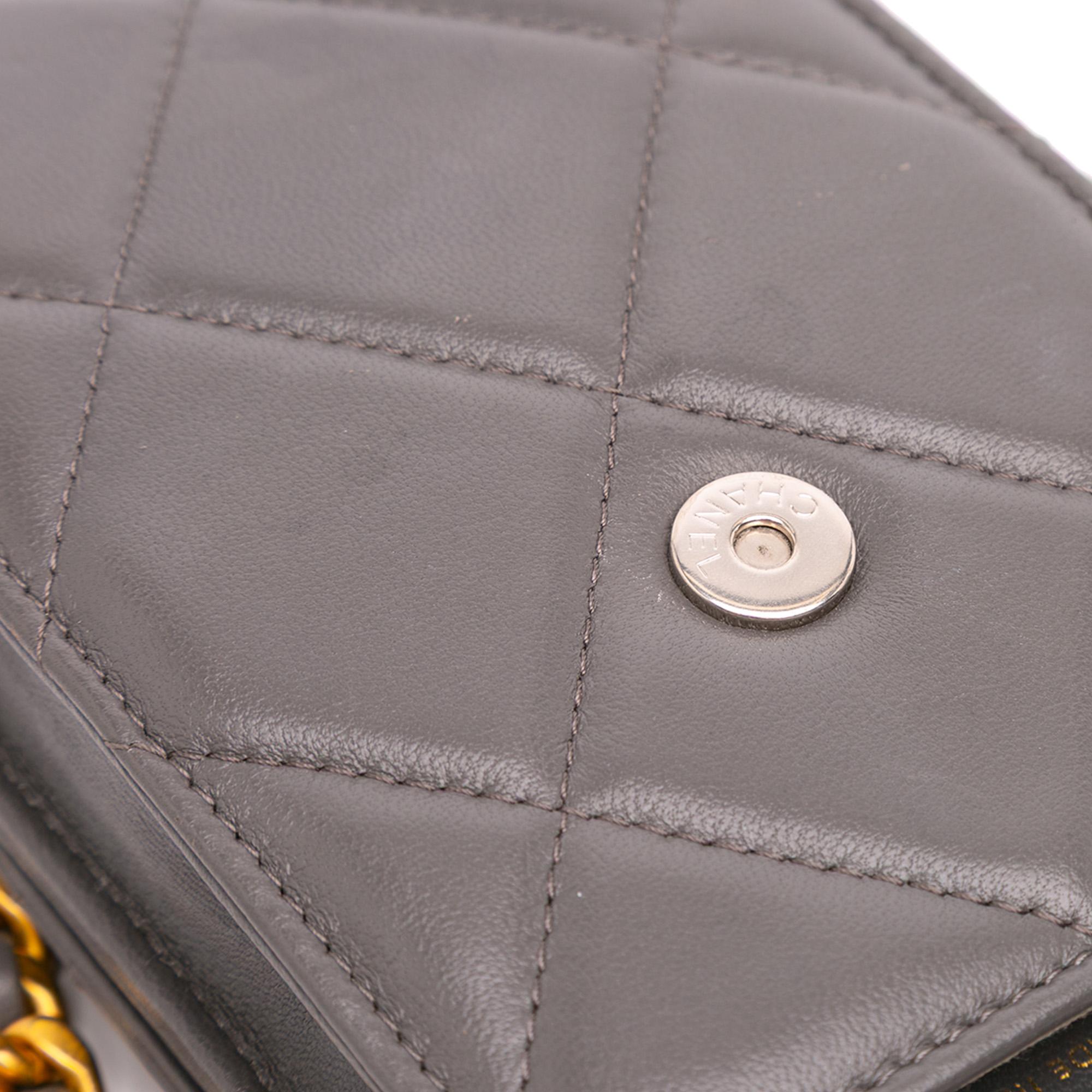Chanel Lambskin 19 Phone Holder with Chain
