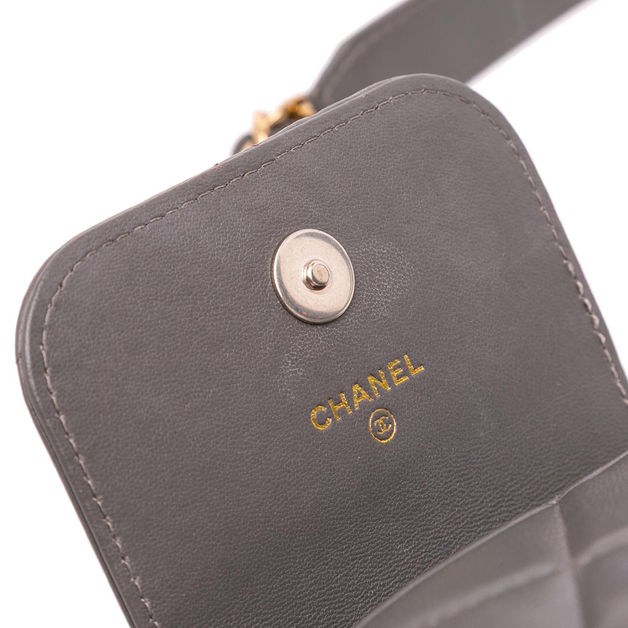 Chanel Lambskin 19 Phone Holder with Chain