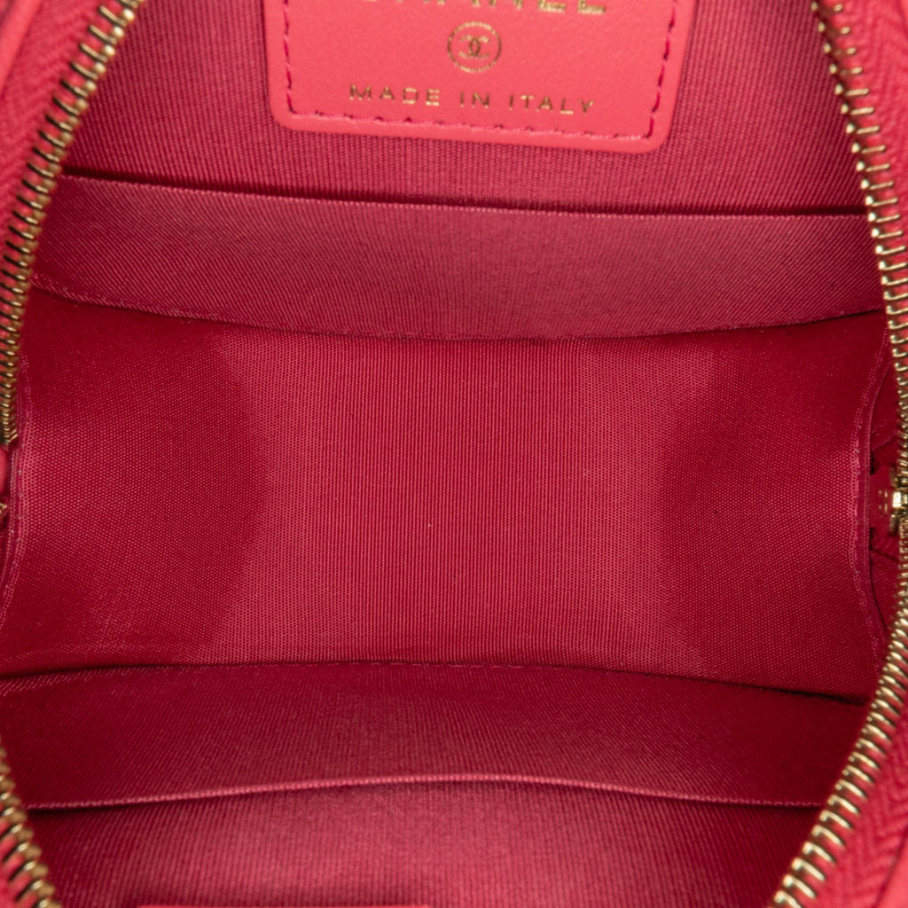 Chanel Lambskin 19 Round Clutch with Chain (SHG-lonjpA)