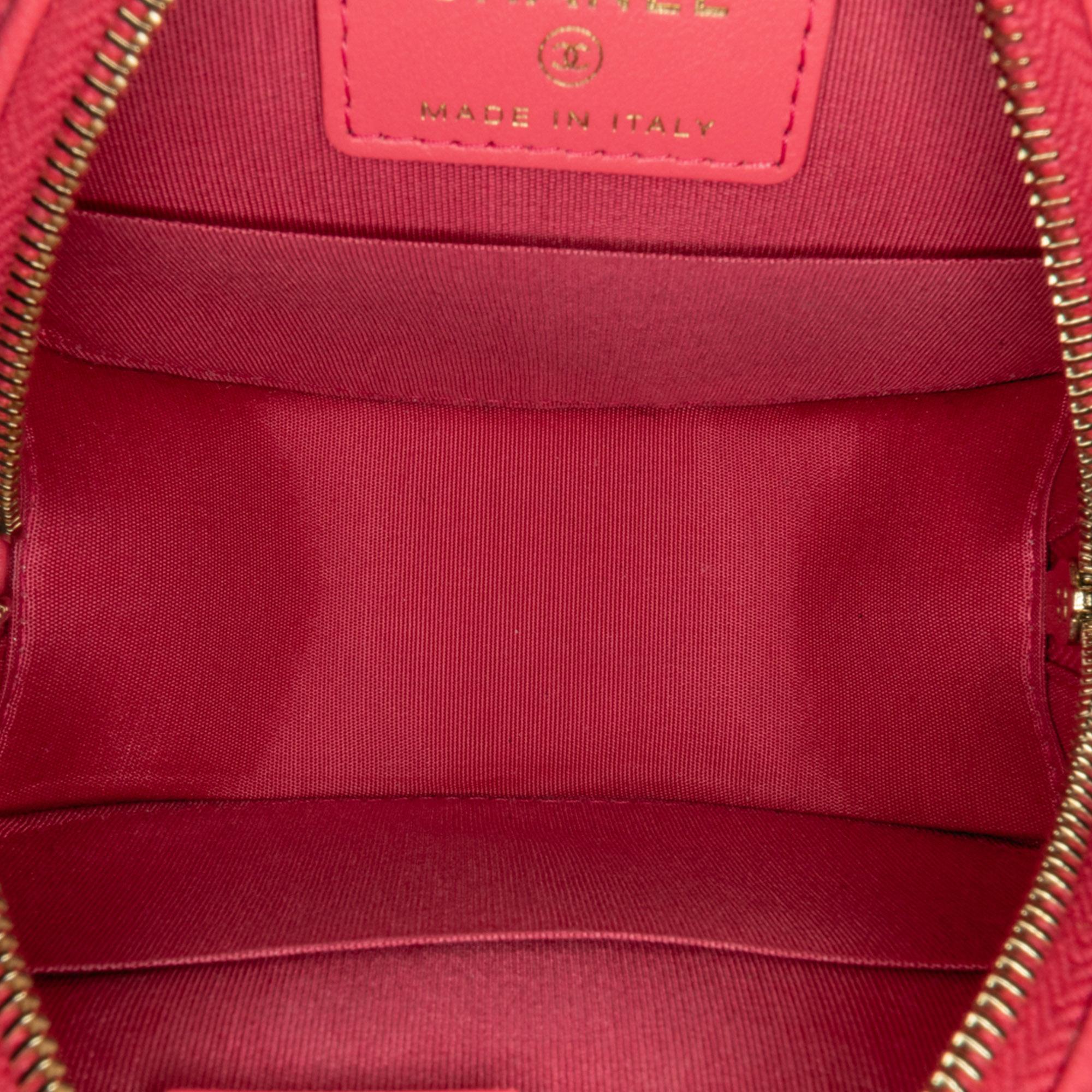 Chanel Lambskin 19 Round Clutch with Chain (SHG-lonjpA)