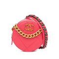 Chanel Lambskin 19 Round Clutch with Chain (SHG-lonjpA)