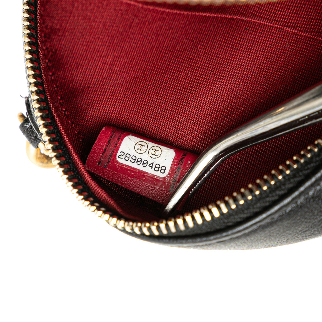 Chanel Lambskin 19 Round Clutch with Chain (SHG-SmJ4Sl)