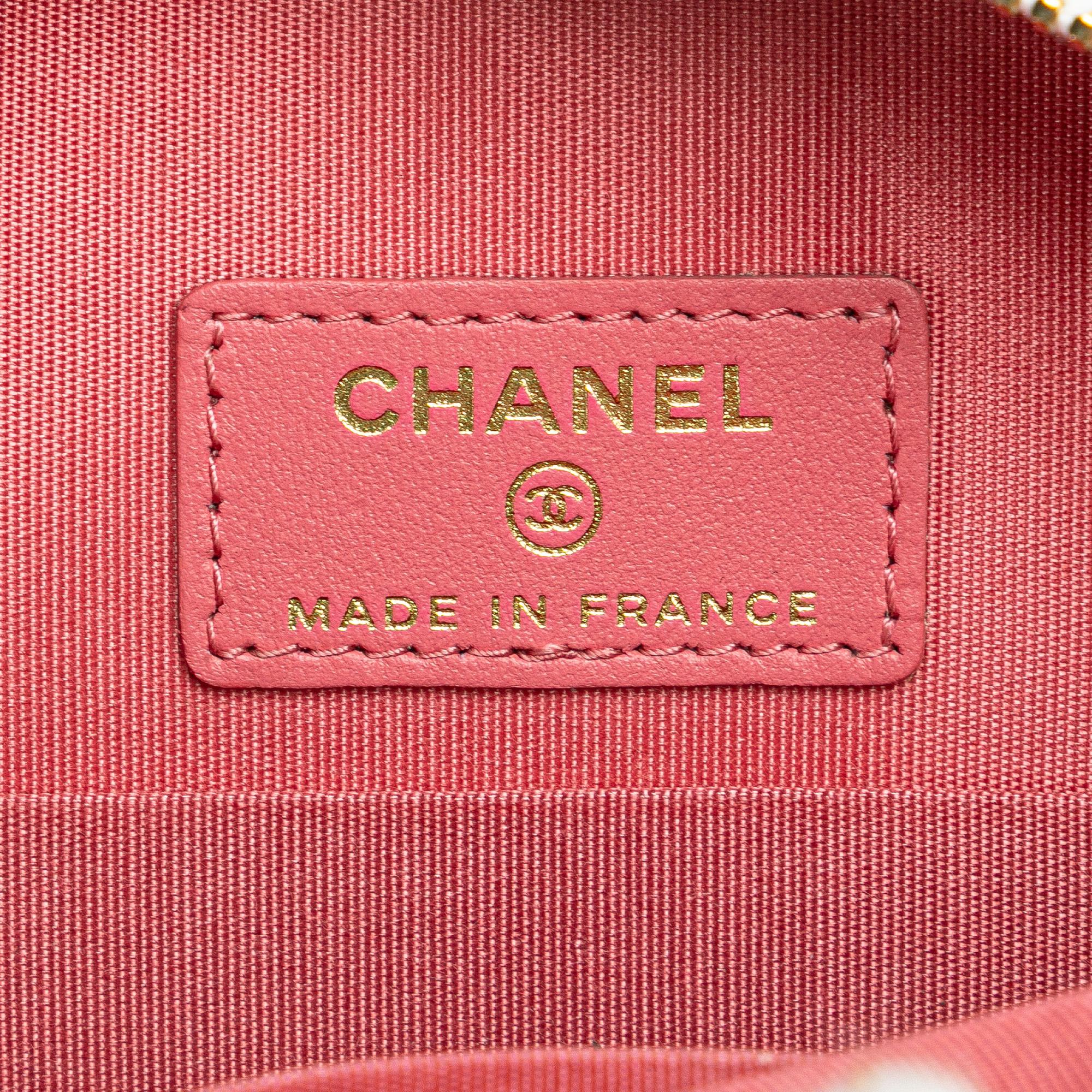 Chanel Lambskin 19 Round Clutch with Chain