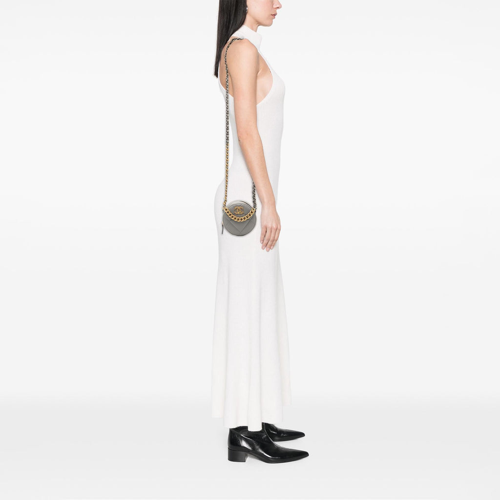 Chanel Lambskin 19 Round Clutch with Chain