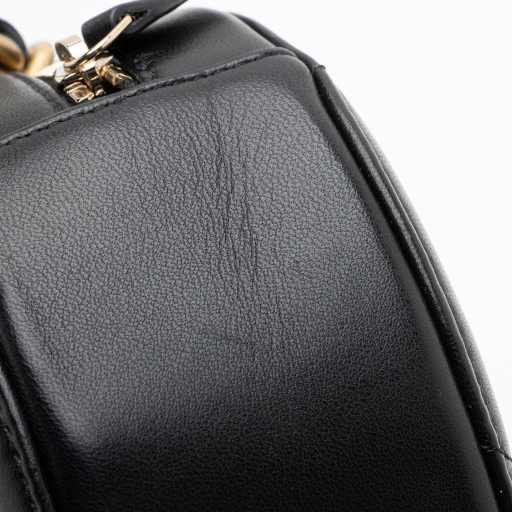 Chanel Lambskin 19 Round Clutch with Chain