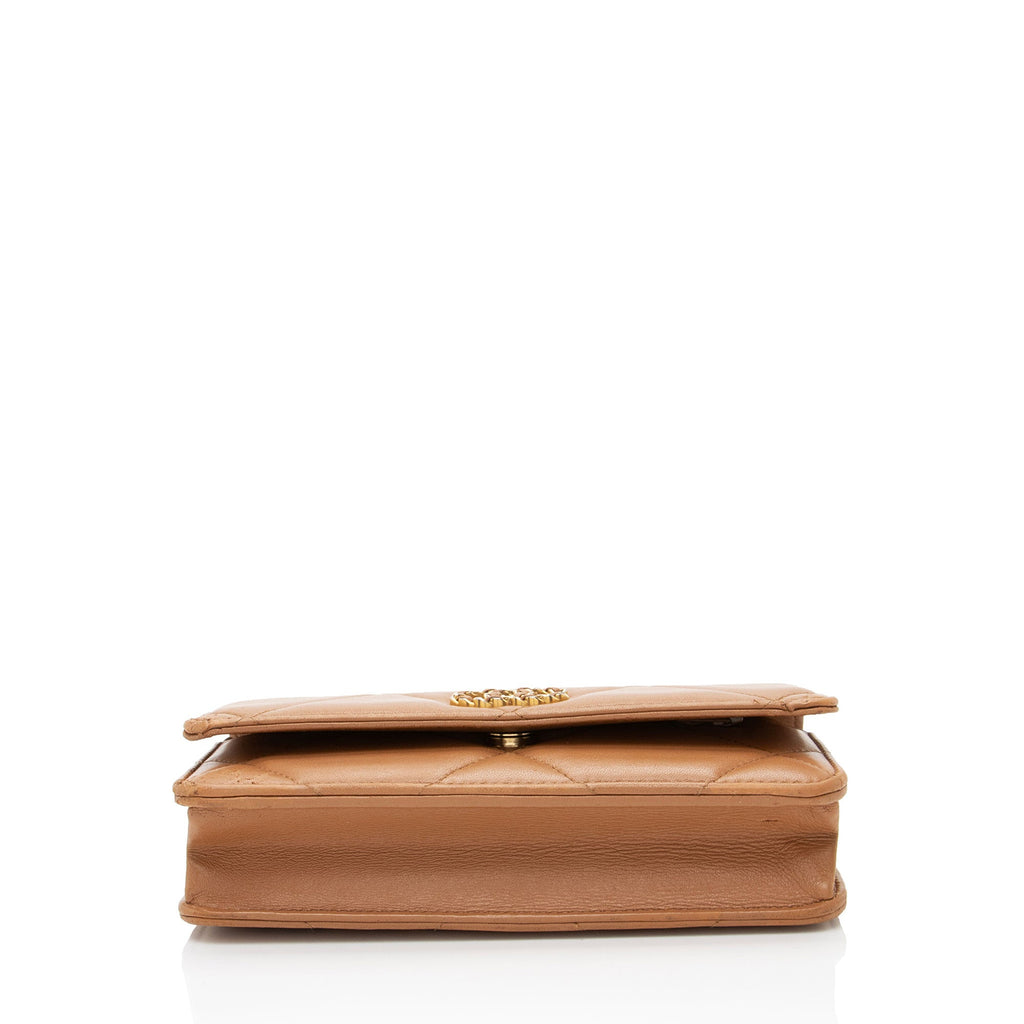 Chanel Lambskin 19 Wallet on Chain