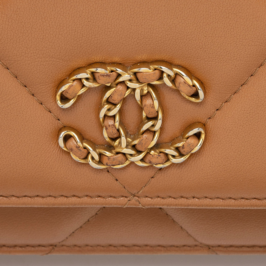 Chanel Lambskin 19 Wallet on Chain