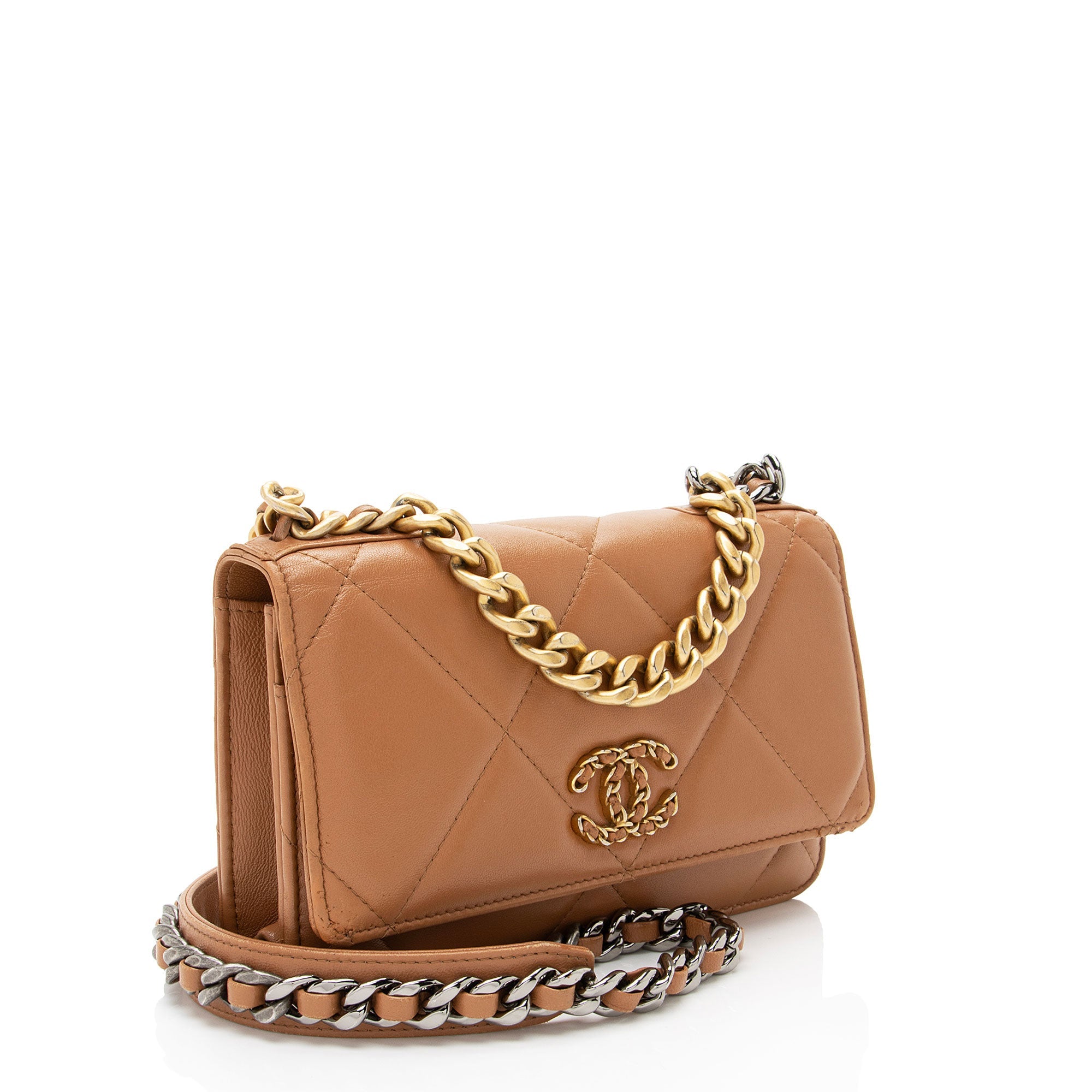 Chanel Lambskin 19 Wallet on Chain