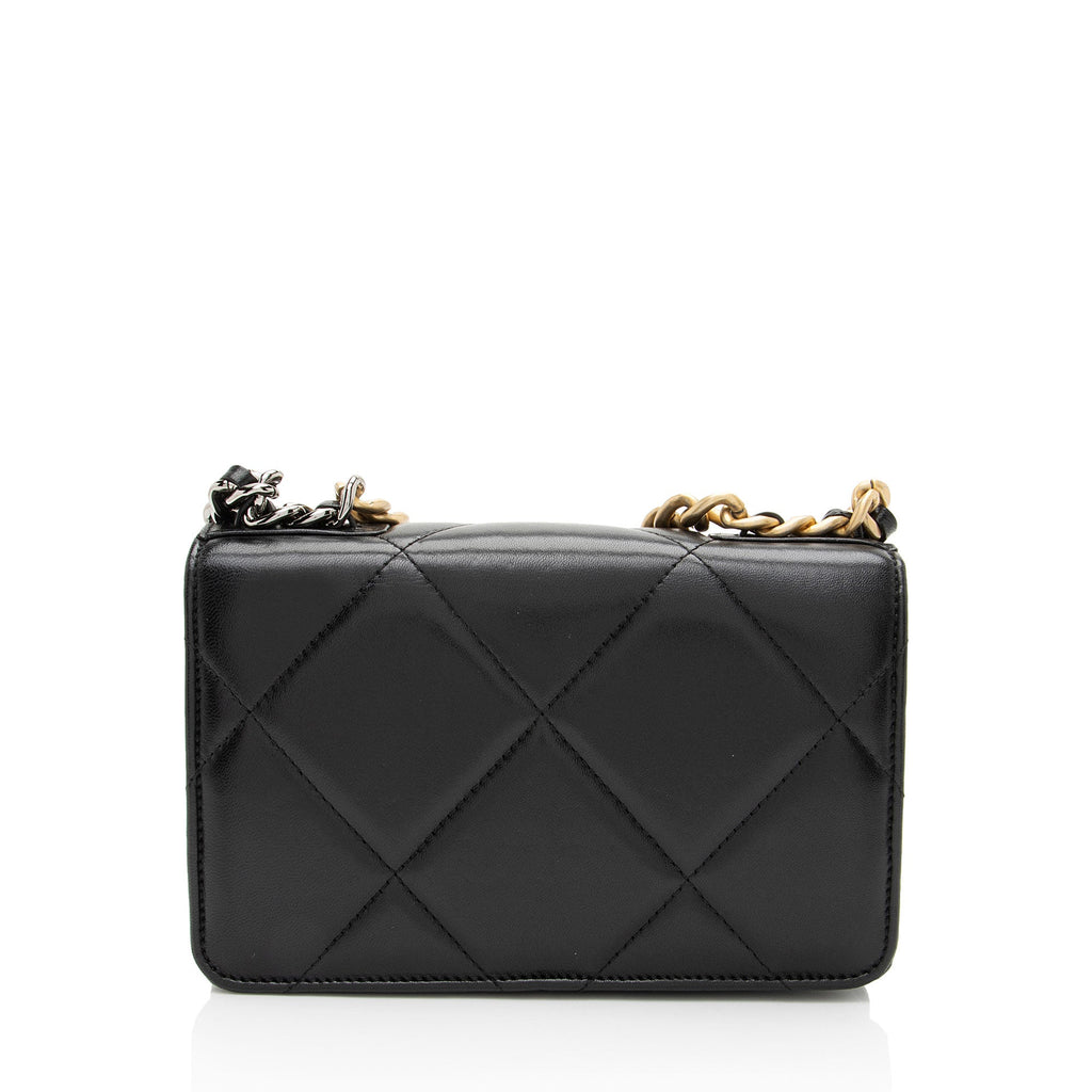 Chanel Lambskin 19 Wallet on Chain