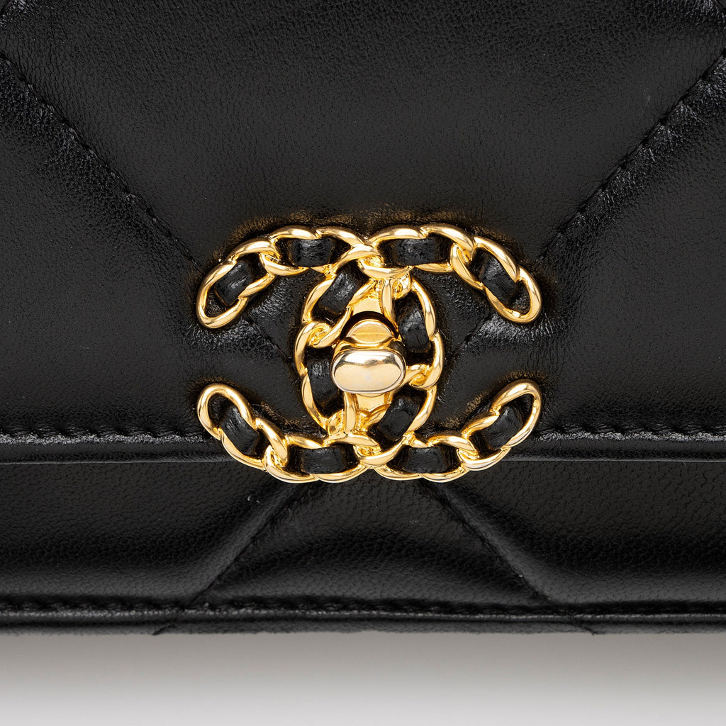 Chanel Lambskin 19 Wallet on Chain