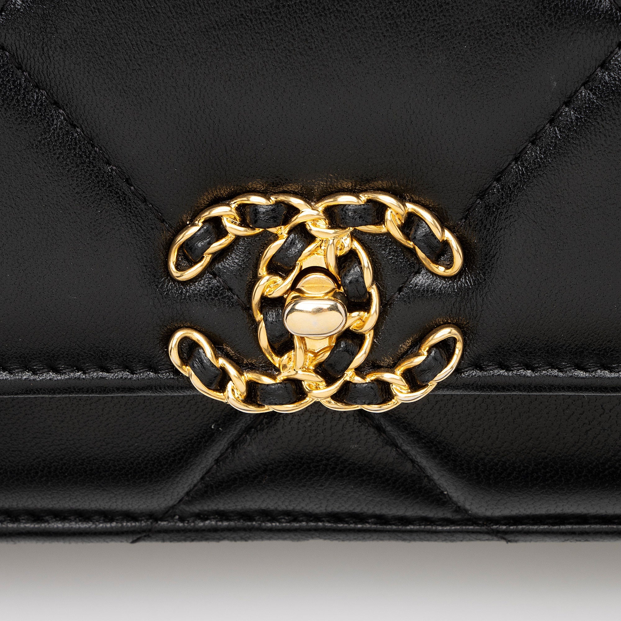 Chanel Lambskin 19 Wallet on Chain