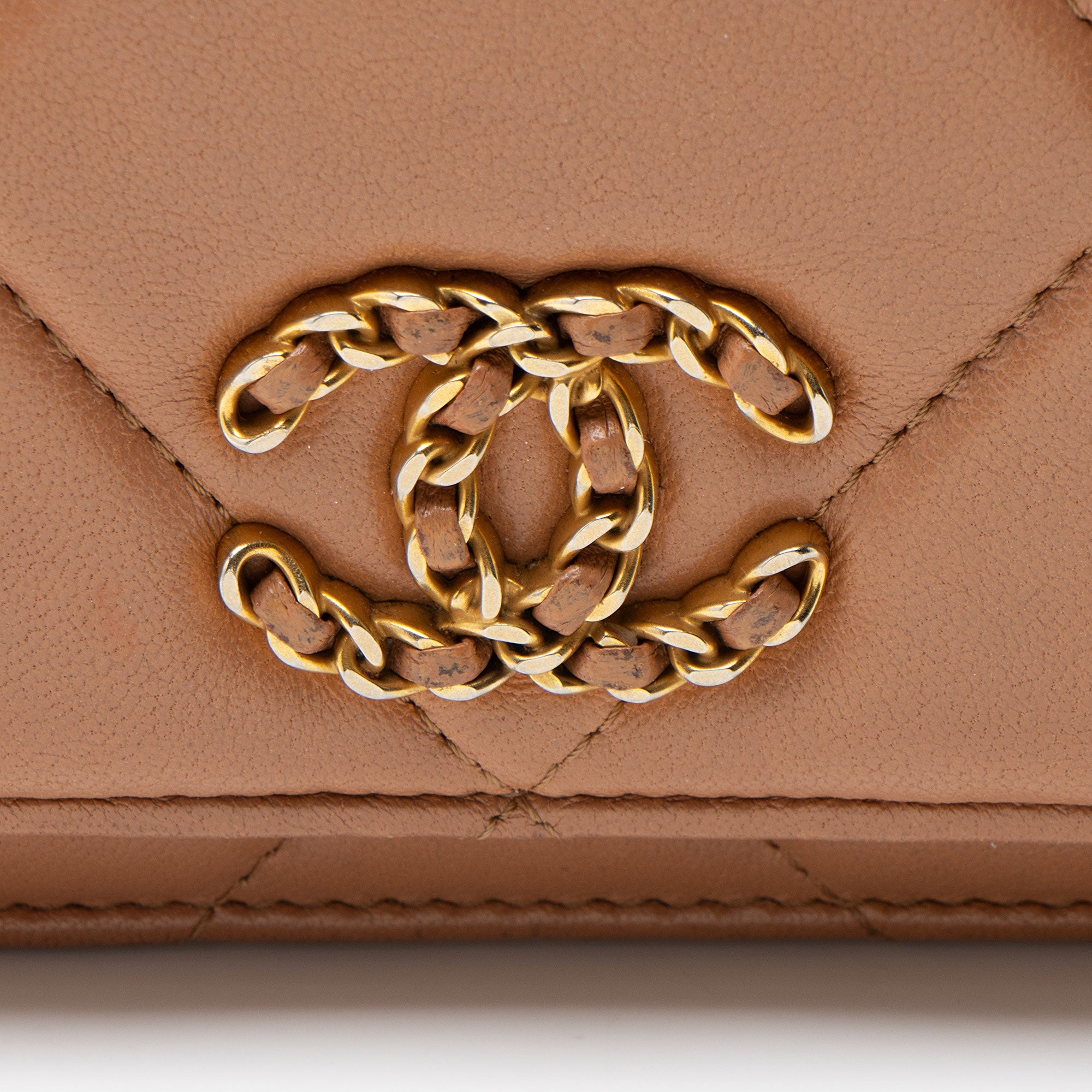 Chanel Lambskin 19 Wallet on Chain