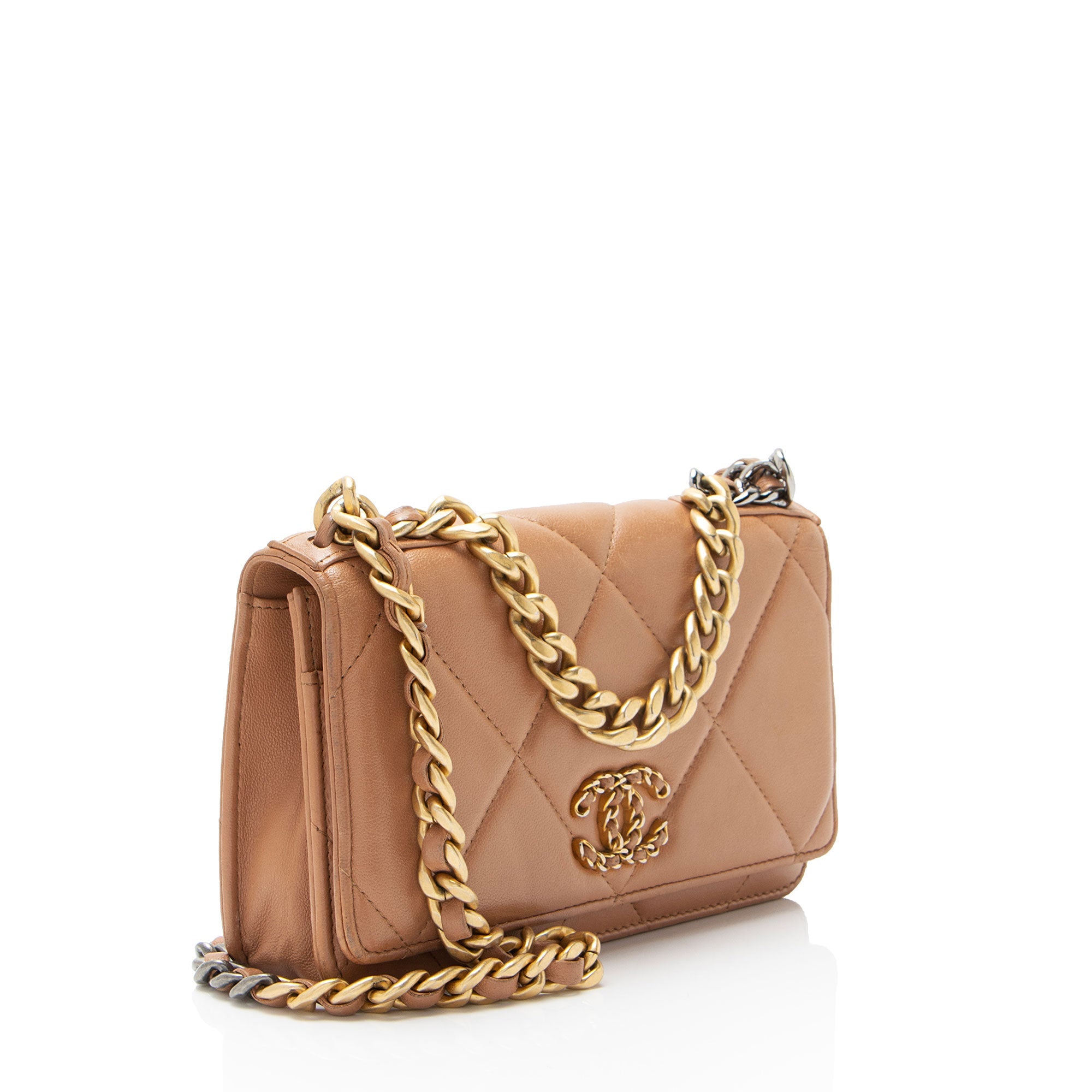 Chanel Lambskin 19 Wallet on Chain