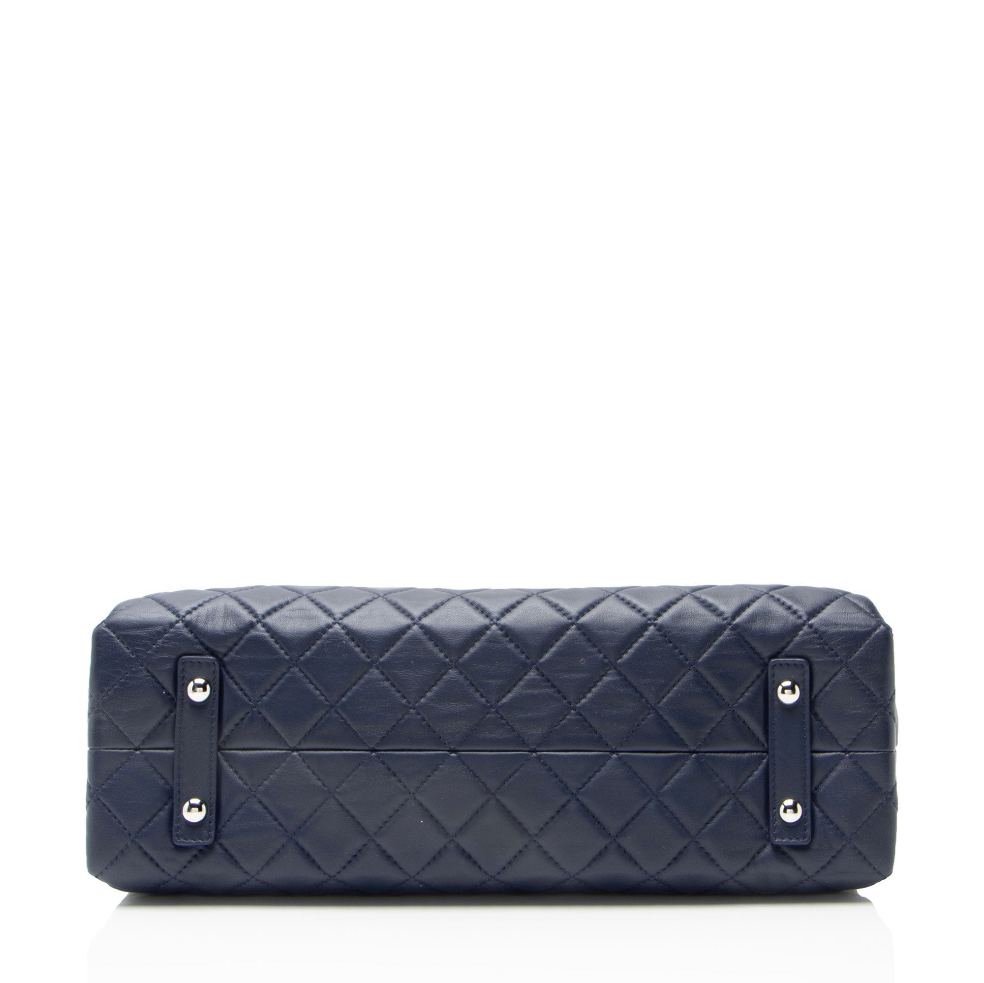 Chanel Lambskin 3 Accordion Shopping Tote