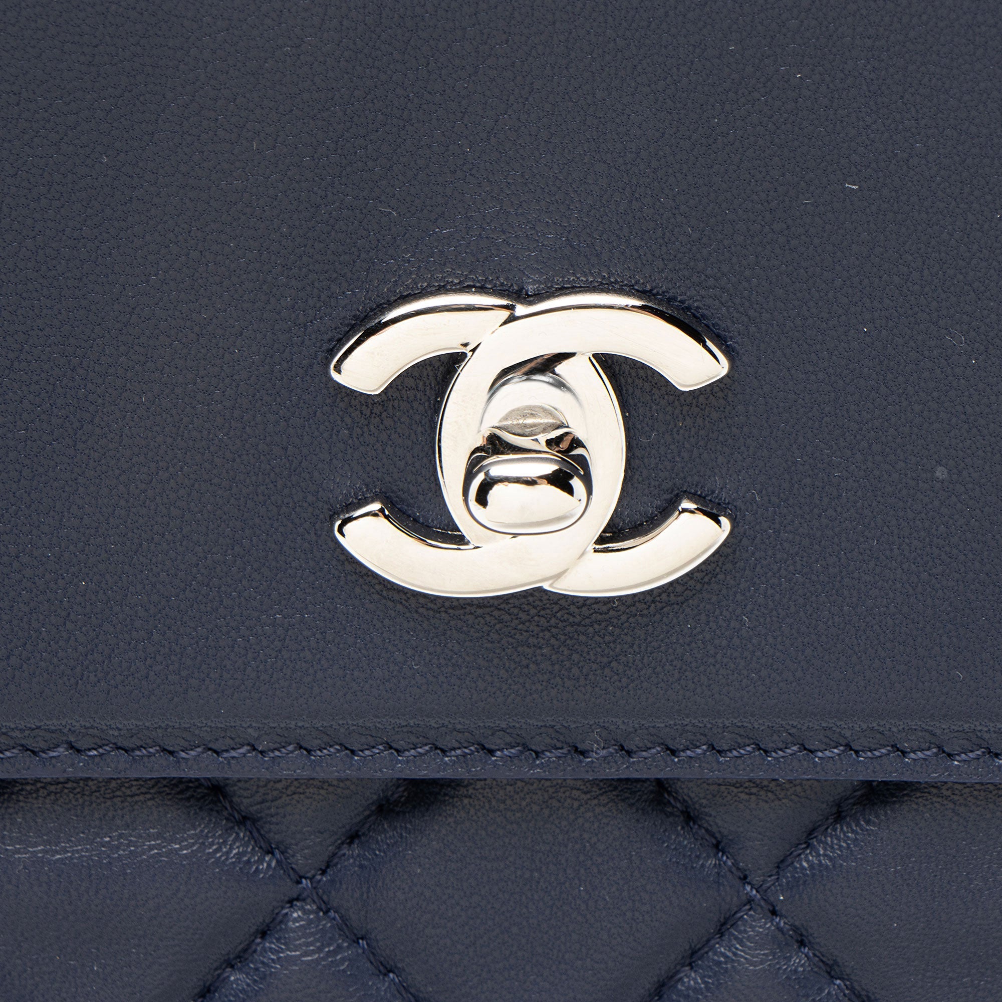Chanel Lambskin 3 Accordion Shopping Tote