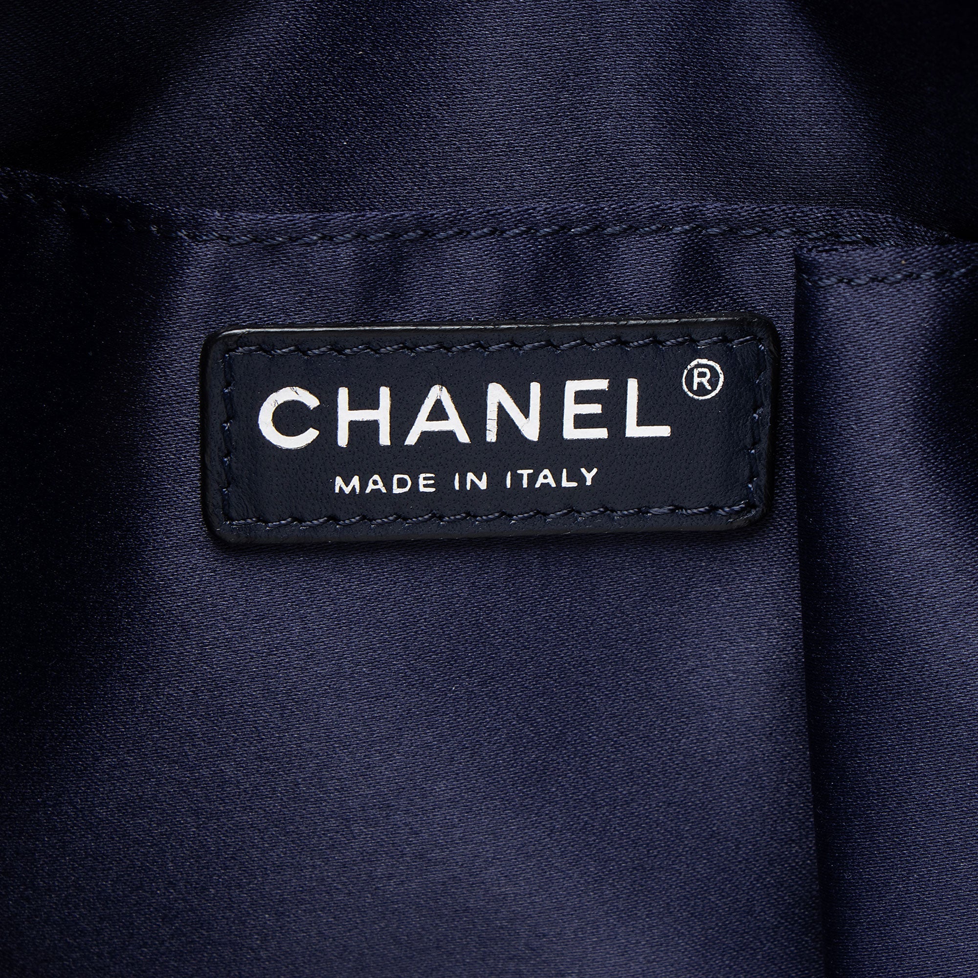 Chanel Lambskin 3 Accordion Shopping Tote
