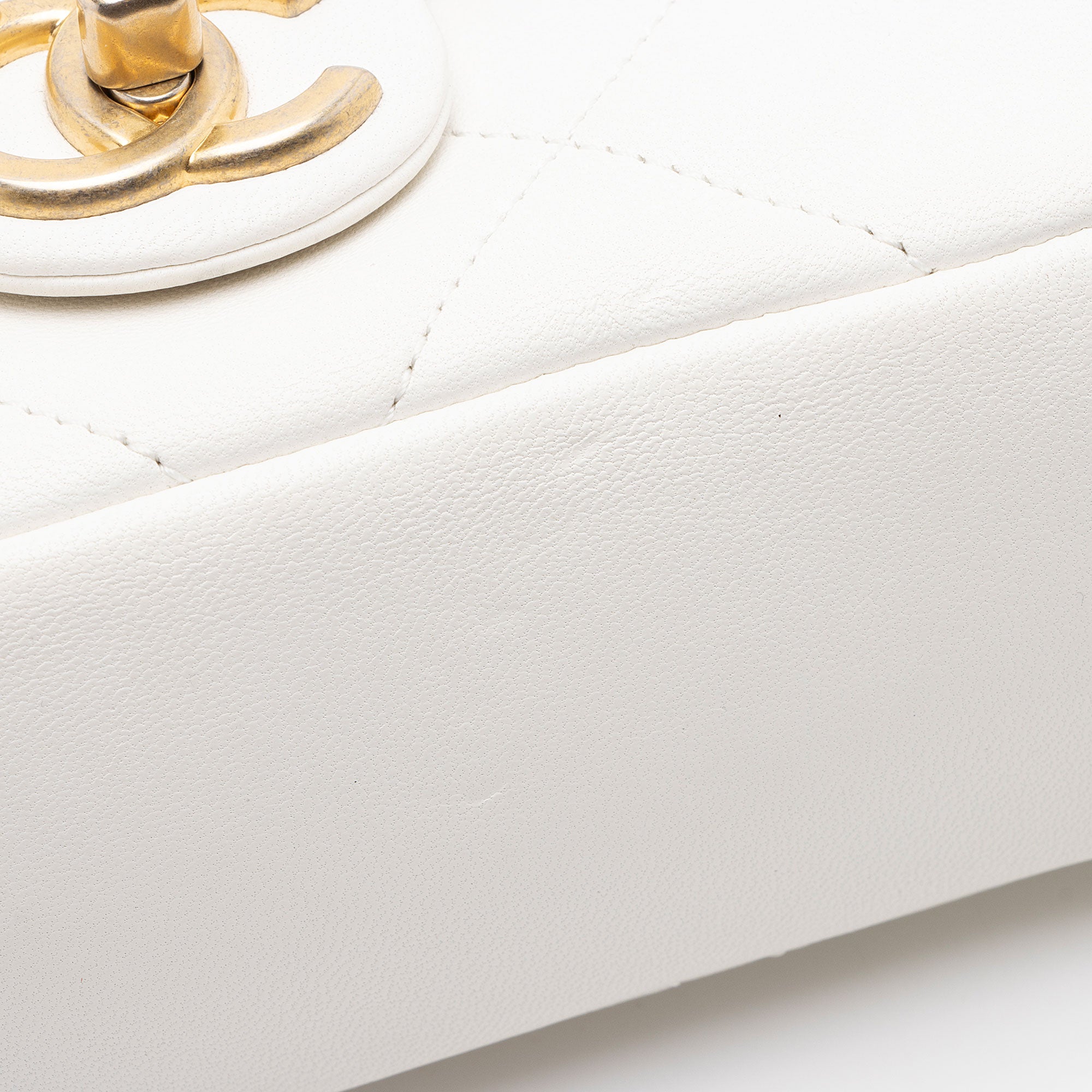 Chanel Lambskin A Real Catch Flap Bag