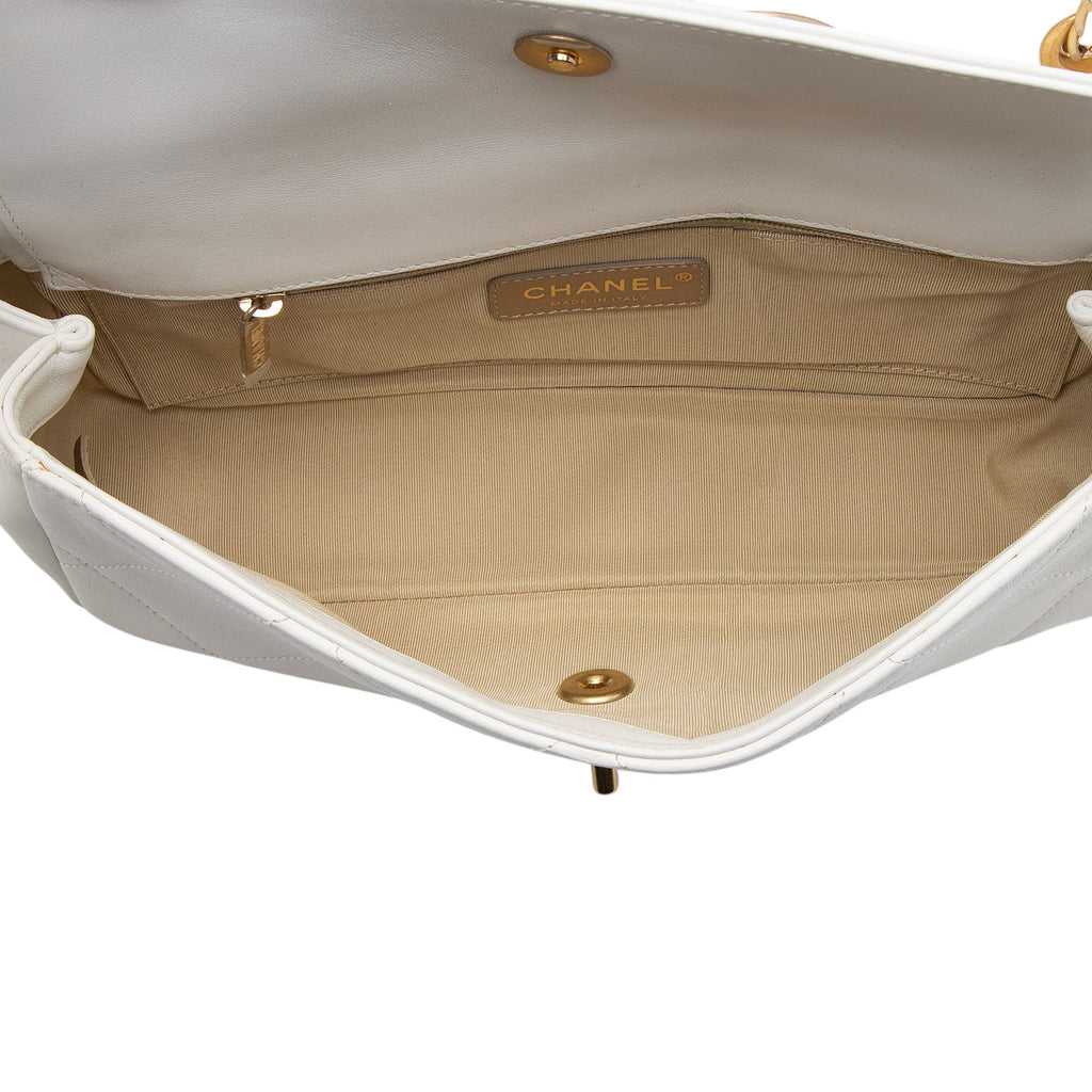 Chanel Lambskin A Real Catch Flap Bag