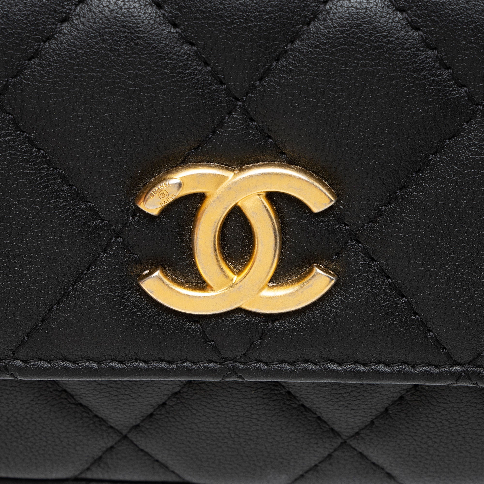 Chanel Lambskin About Pearls Chain Mini Bag