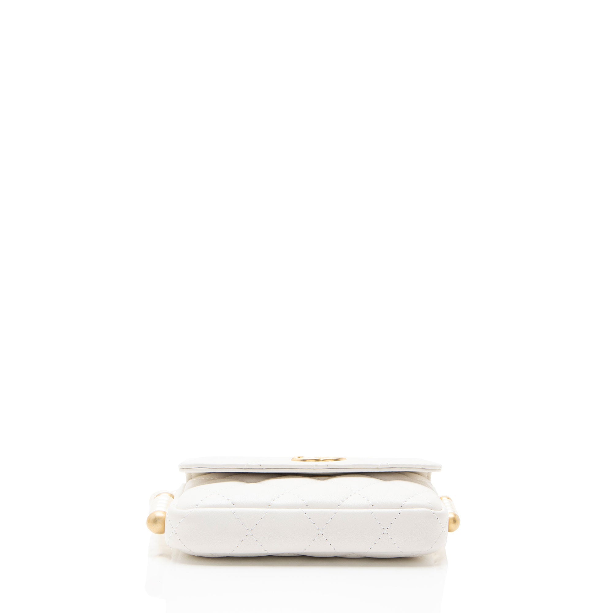 Chanel Lambskin About Pearls Chain Mini Bag