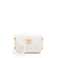 Chanel Lambskin About Pearls Chain Mini Bag