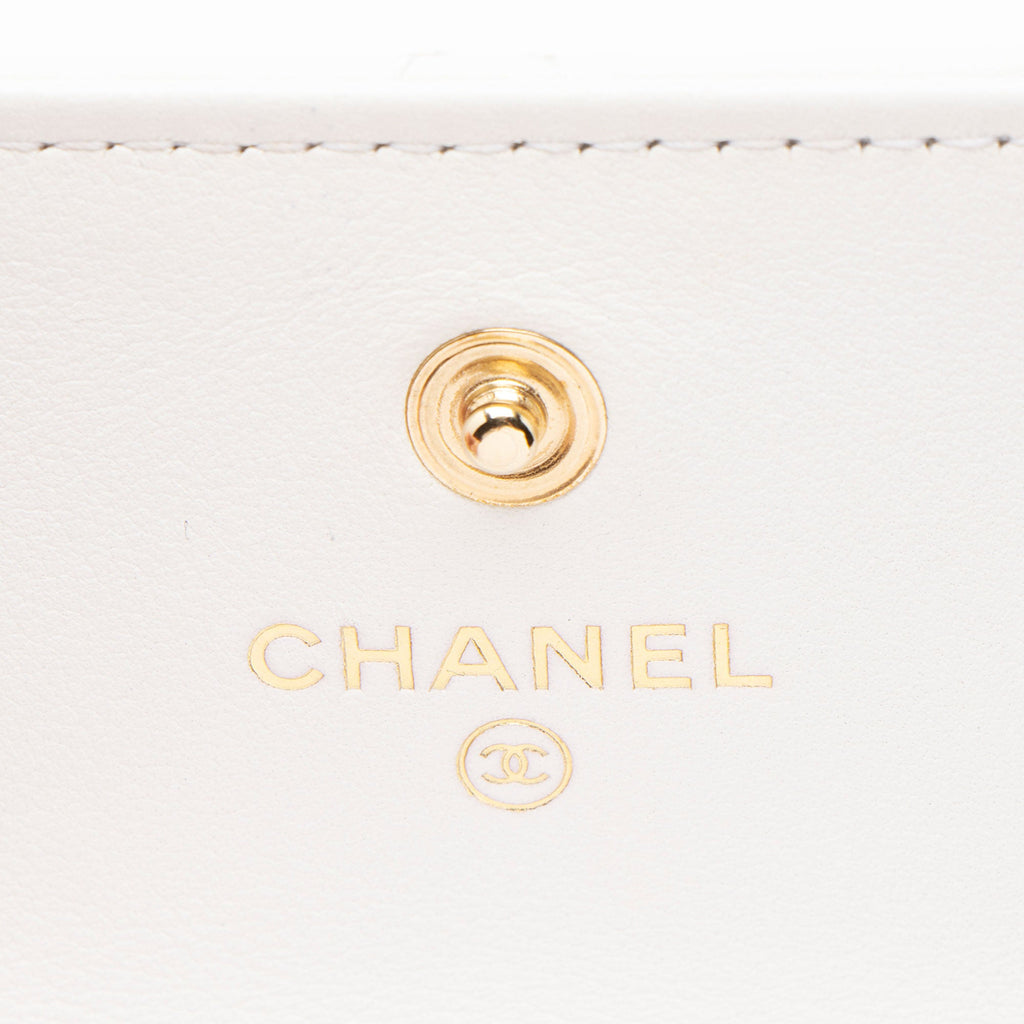 Chanel Lambskin About Pearls Chain Mini Bag