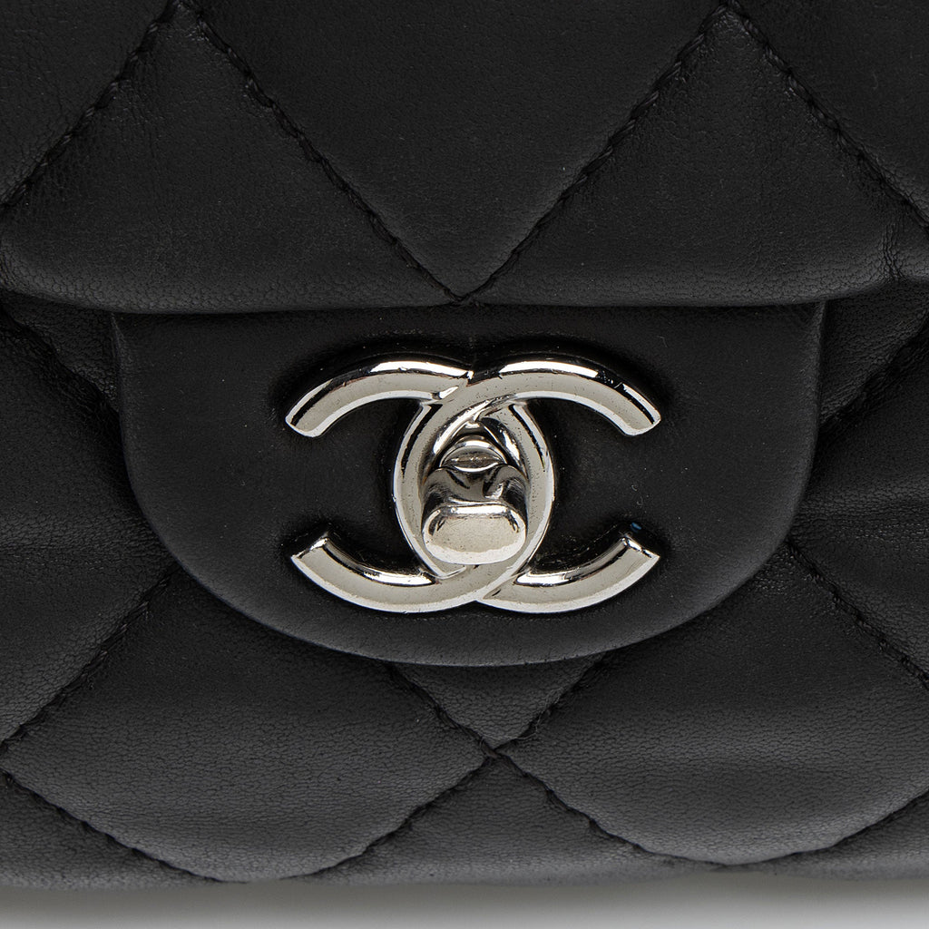 Chanel Lambskin 3 Accordion Maxi Flap Bag