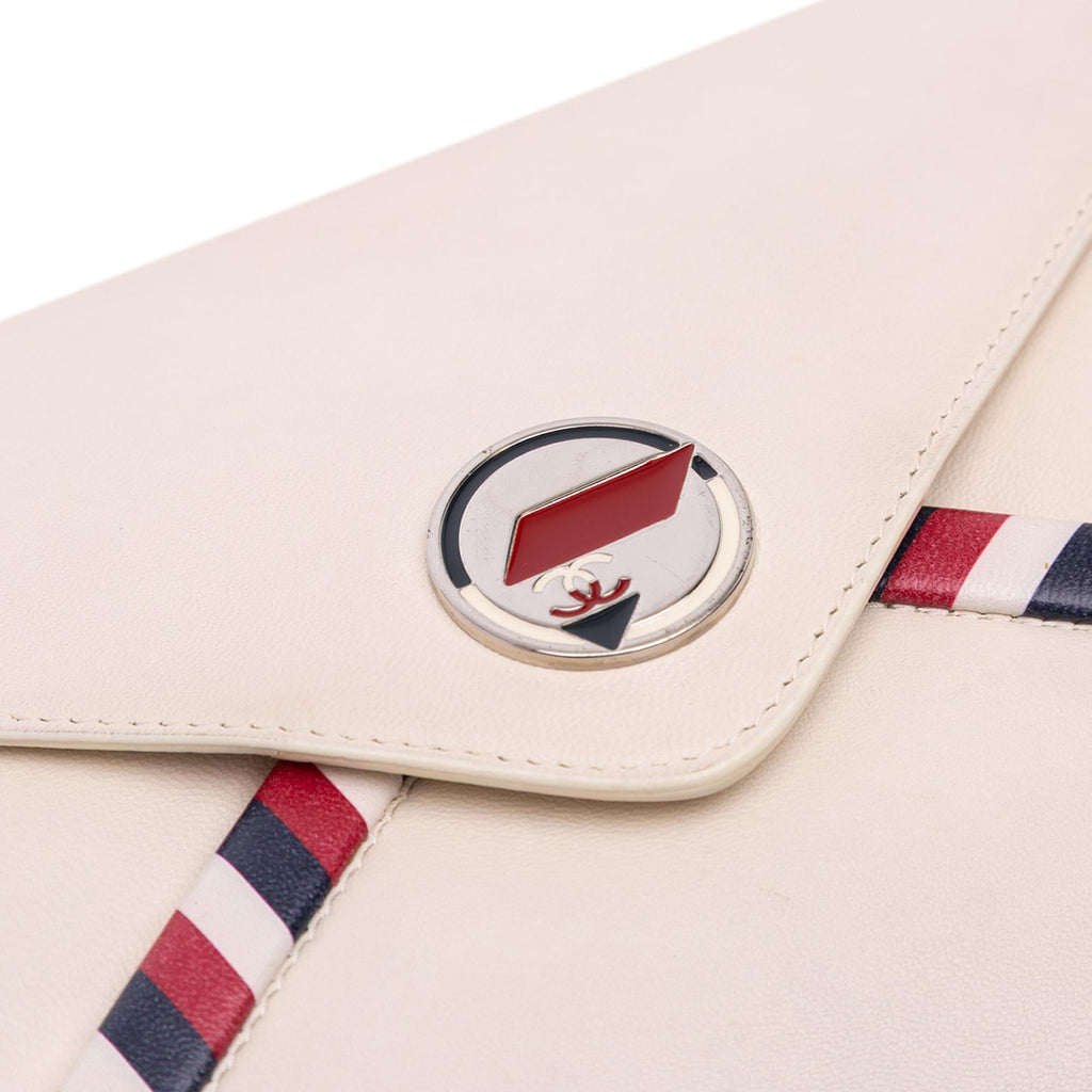 Chanel Lambskin Airlines Envelope Clutch
