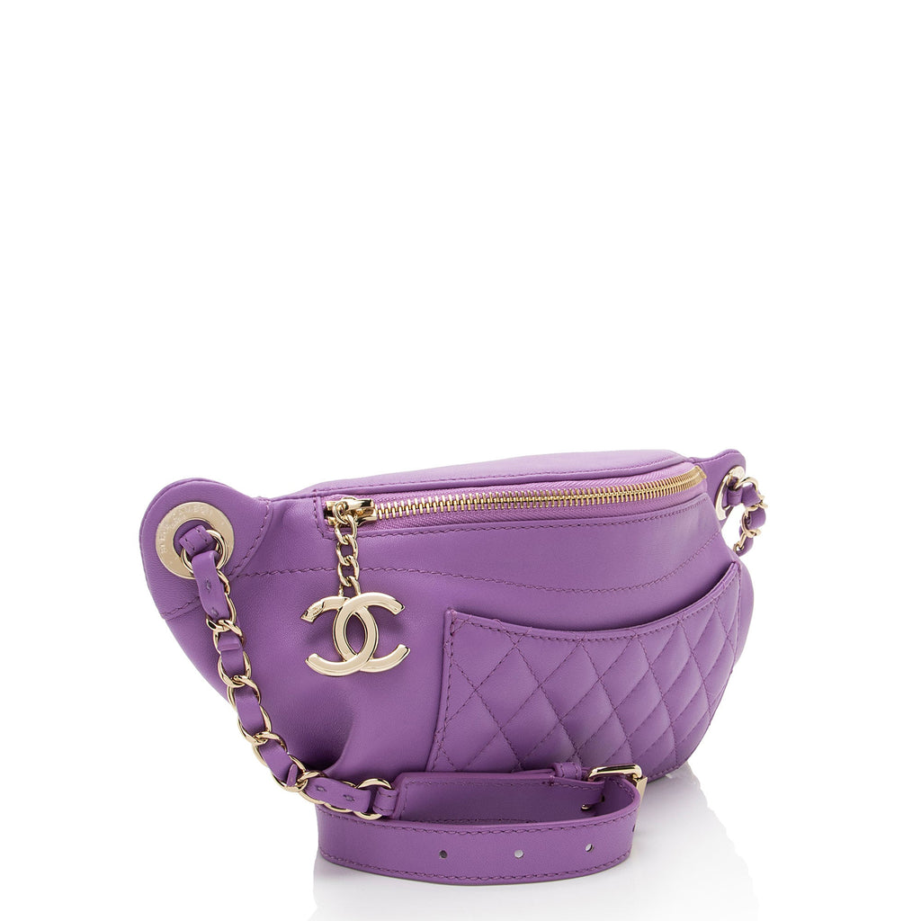Chanel Lambskin Bi Classic Waist Bag