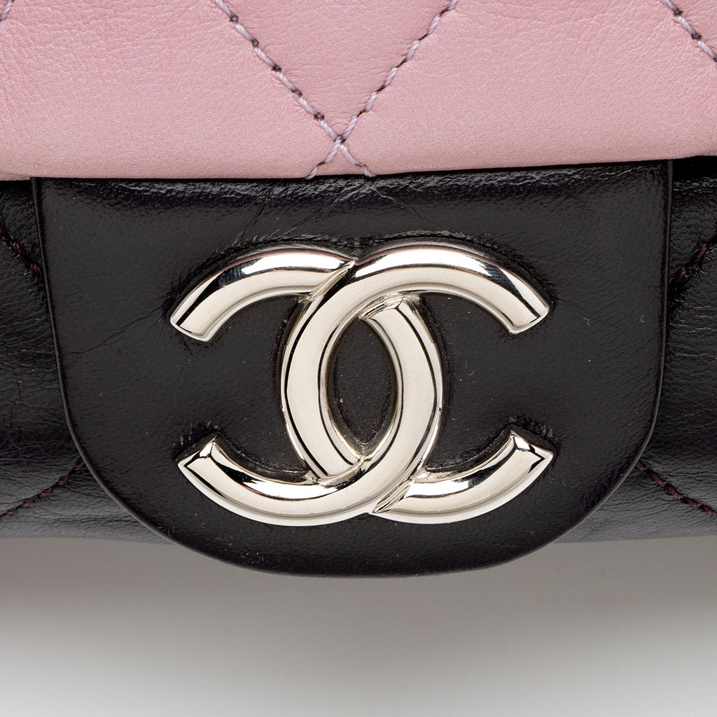 Chanel Lambskin Bicolor CC Medium Single Flap Bag