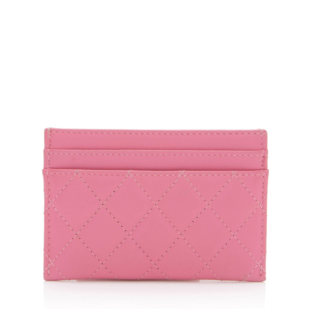 Chanel Lambskin Boy Card Holder (SHF-xyoKJV)