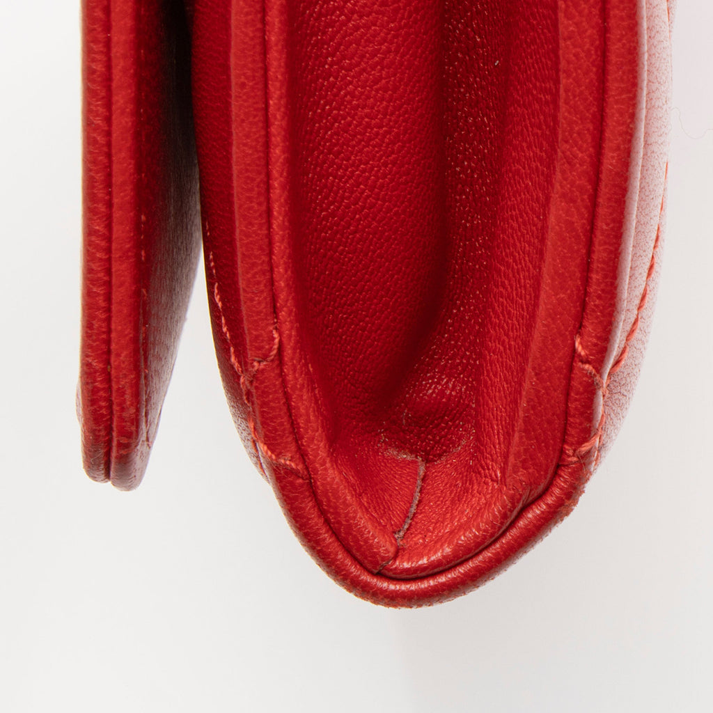 Chanel Lambskin Boy Clutch on Chain