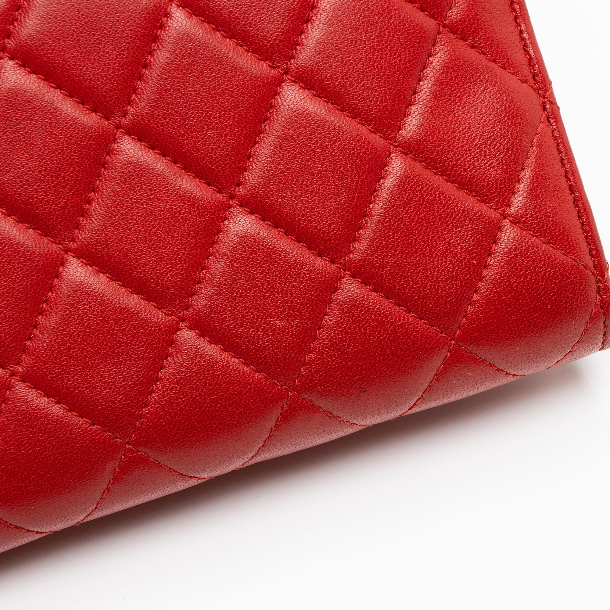 Chanel Lambskin Boy Clutch on Chain