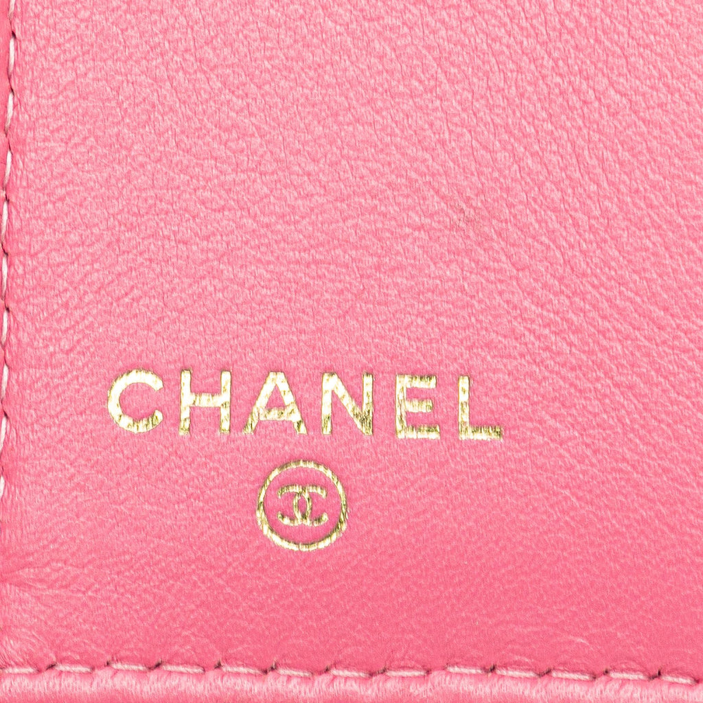 Chanel Lambskin Boy Flap Compact Wallet