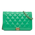 Chanel Lambskin Boy Wallet On Chain (SHG-UIsk0U)