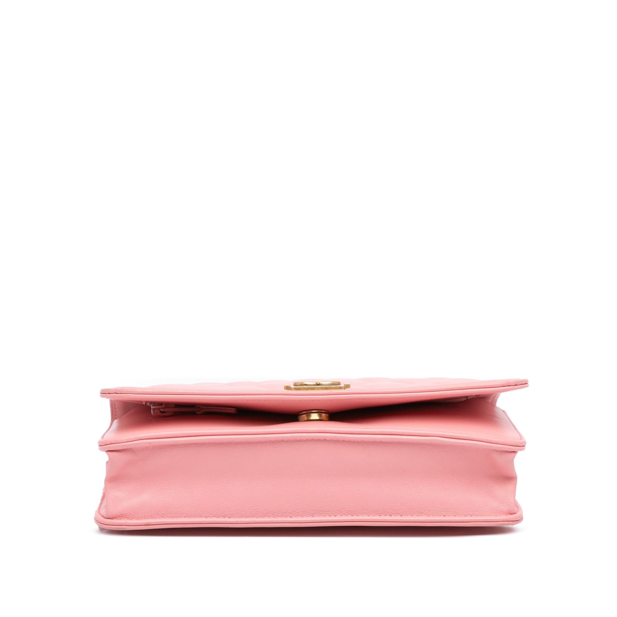 Chanel Lambskin Boy Wallet On Chain