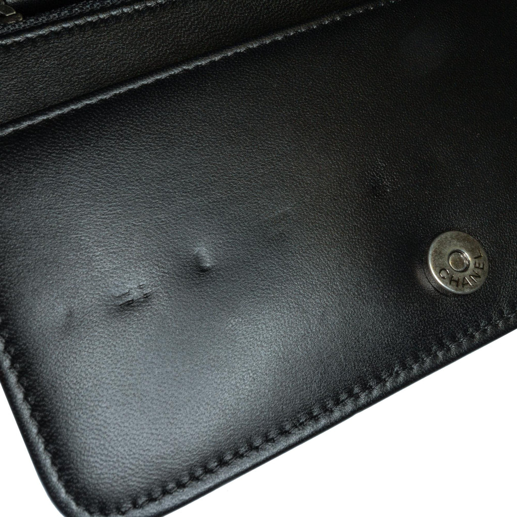 Chanel Lambskin Boy Wallet On Chain