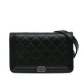 Chanel Lambskin Boy Wallet On Chain