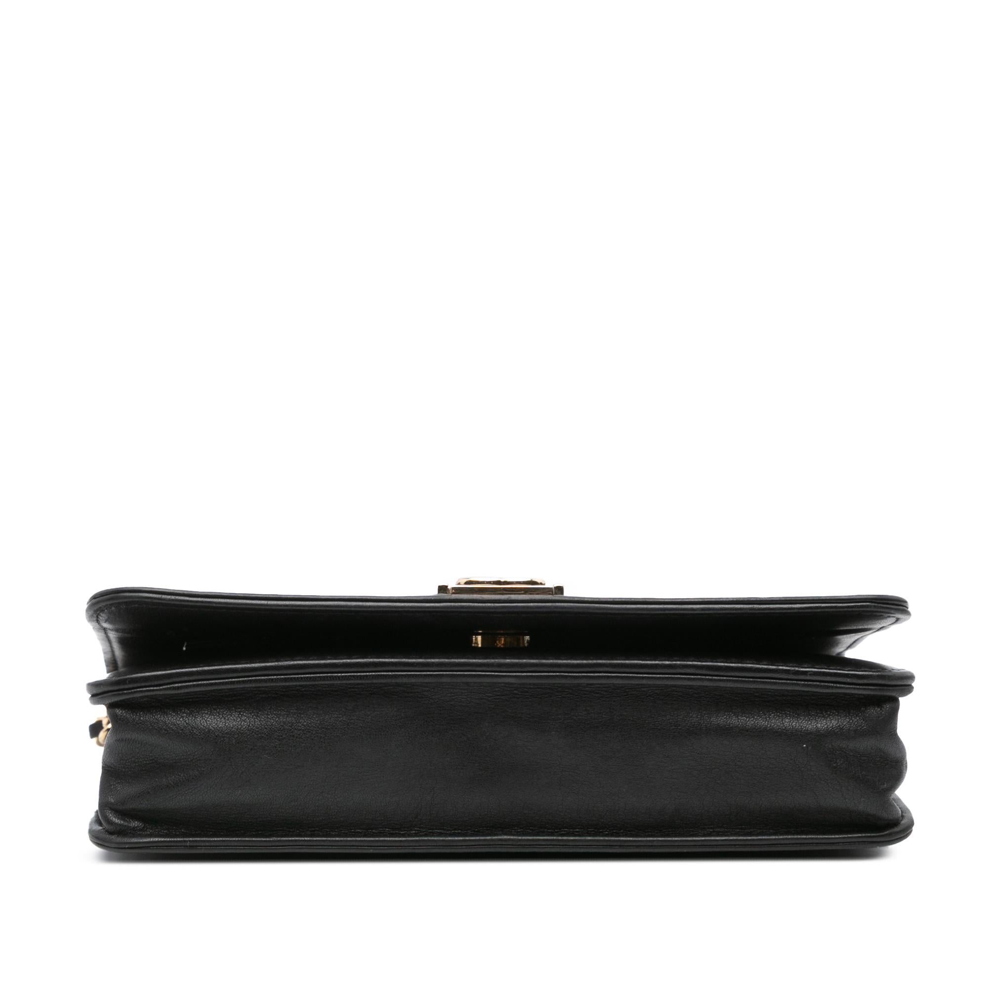 Chanel Lambskin Boy Wallet On Chain