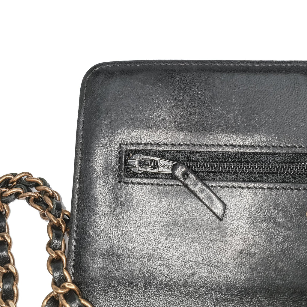 Chanel Lambskin Boy Wallet On Chain