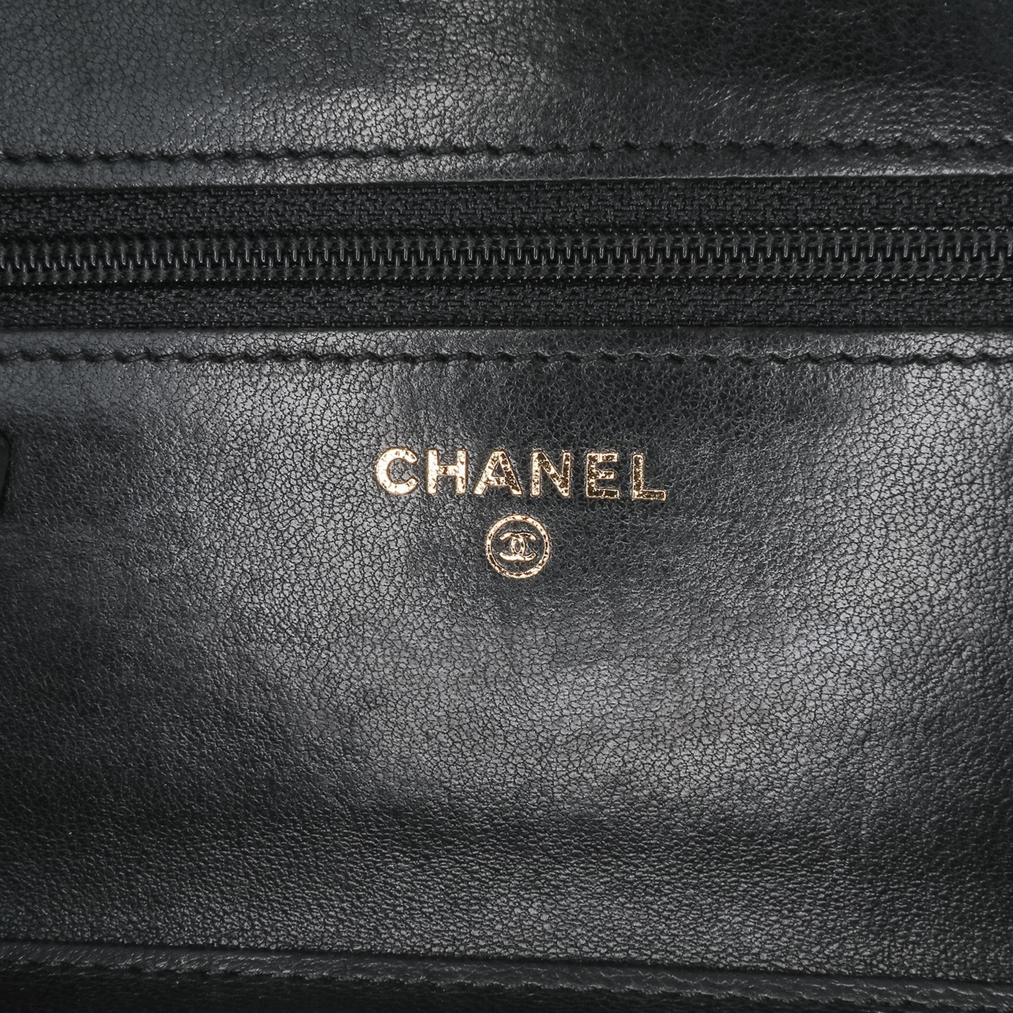 Chanel Lambskin Boy Wallet On Chain