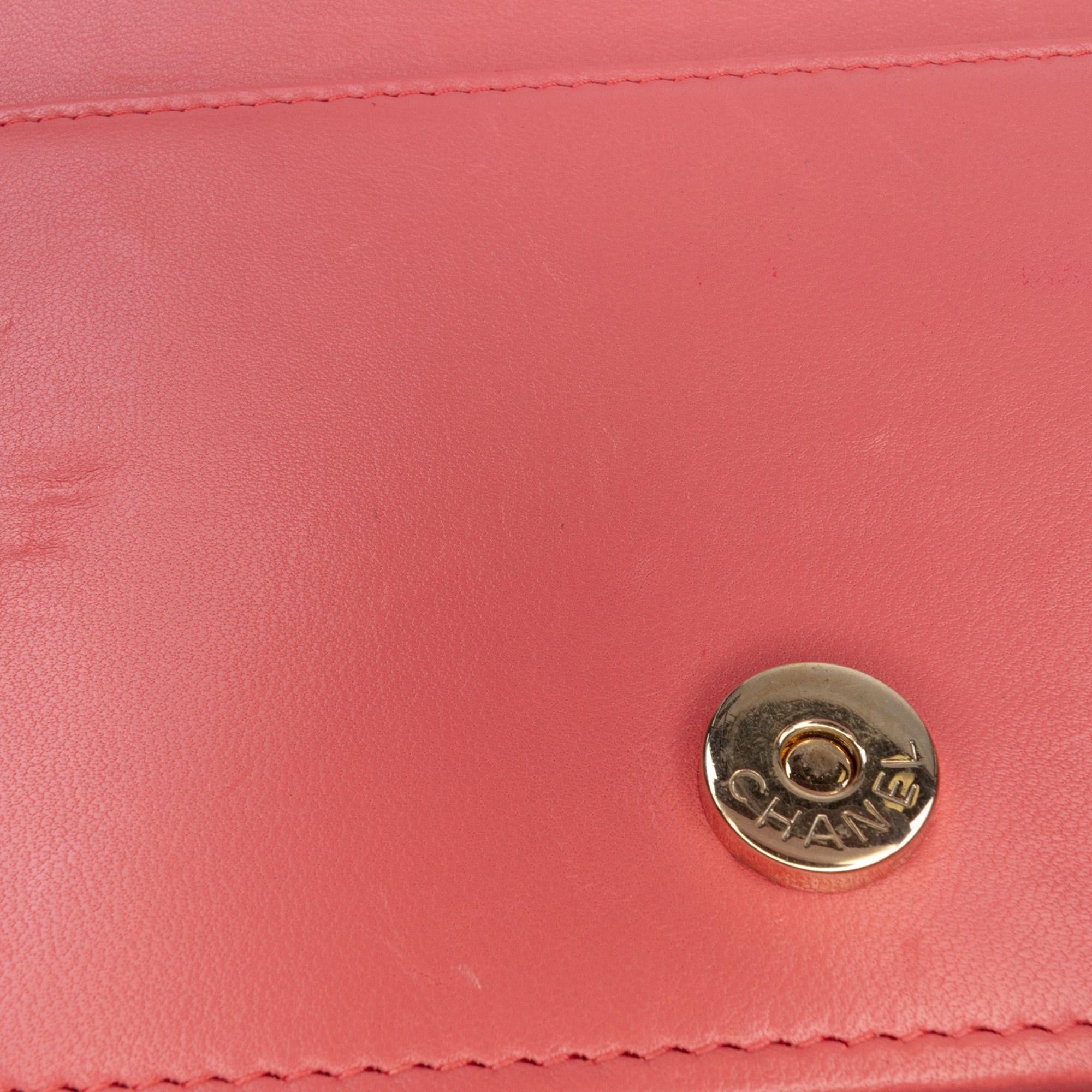 Chanel Lambskin Boy Wallet On Chain
