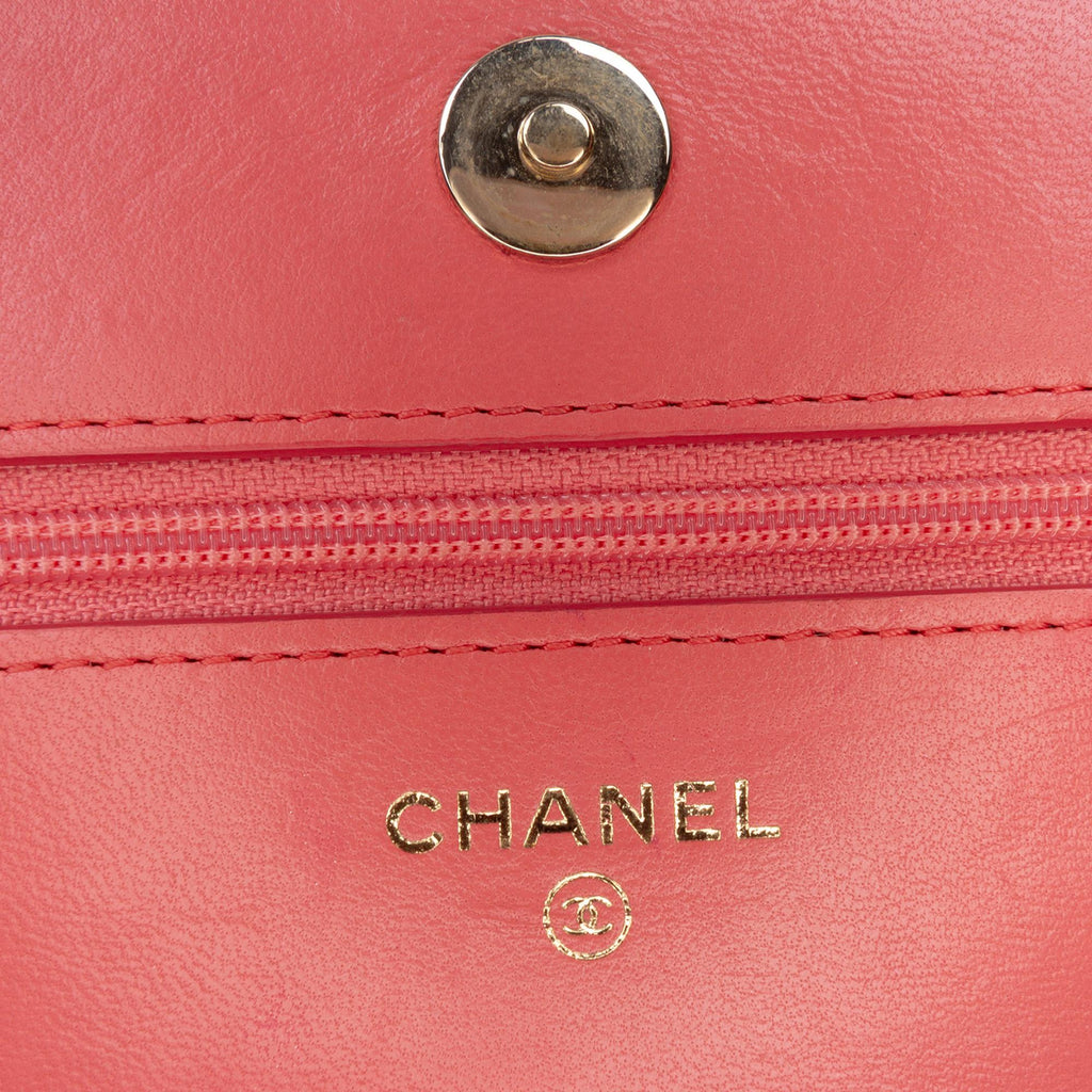 Chanel Lambskin Boy Wallet On Chain
