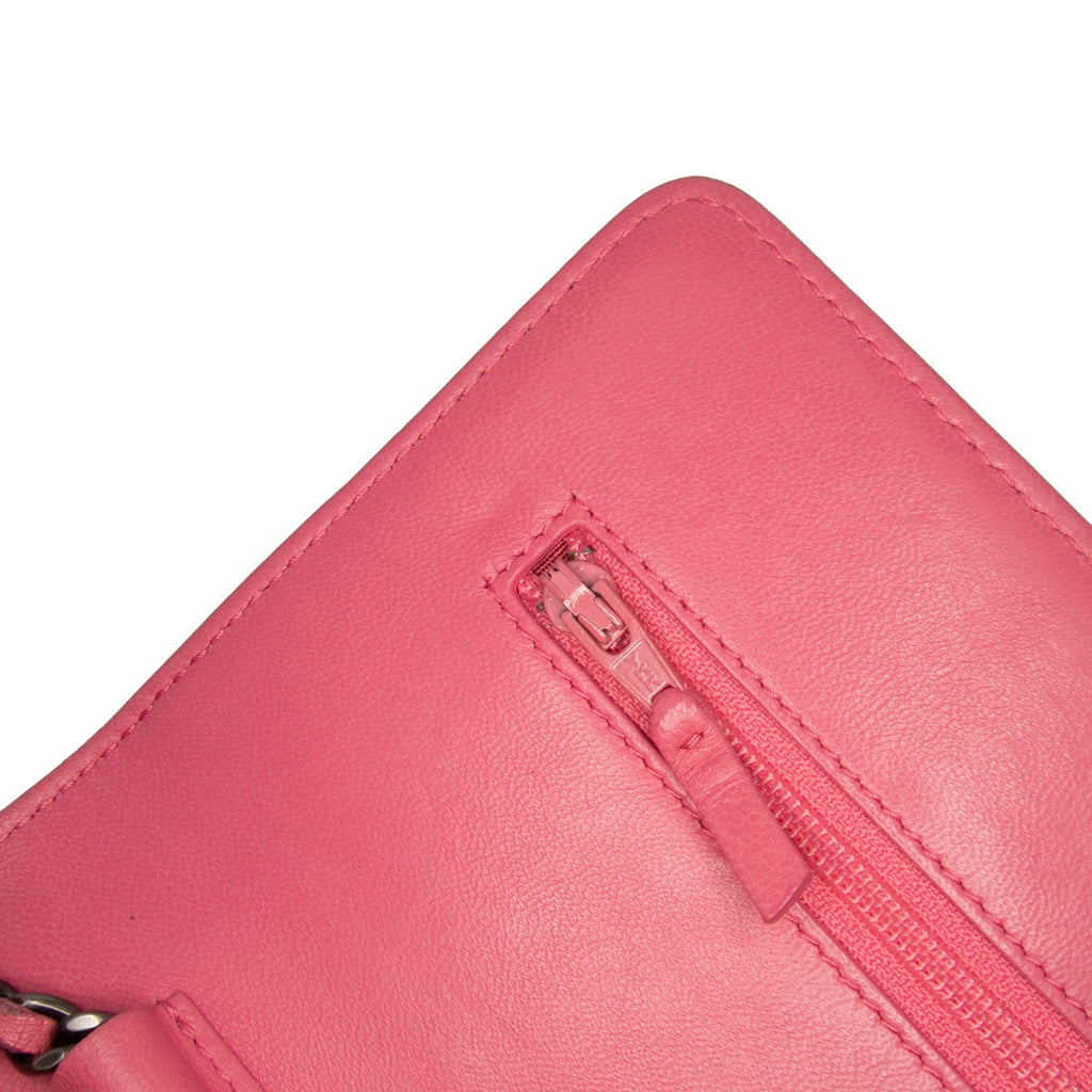 Chanel Lambskin Boy Wallet On Chain