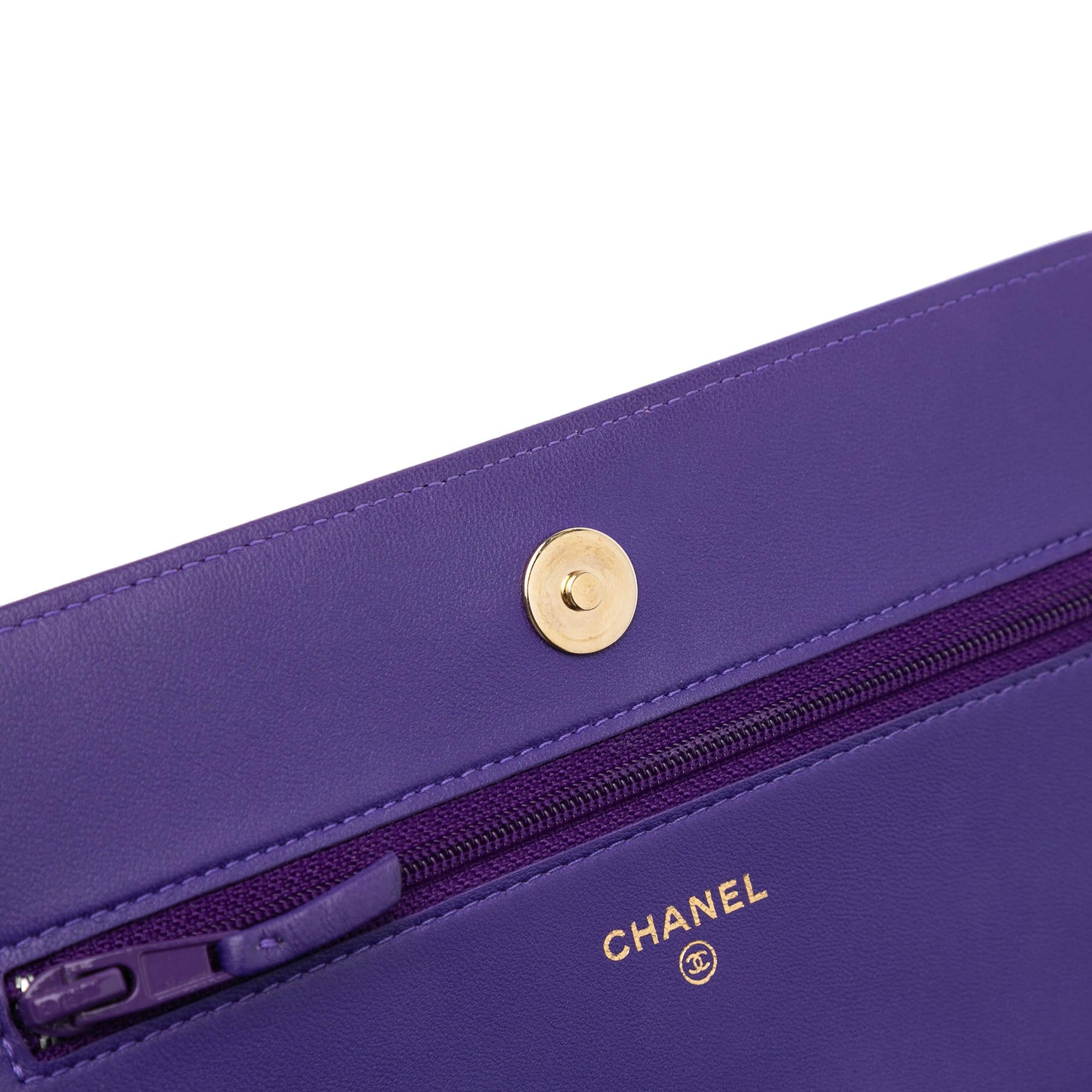 Chanel Lambskin Boy Wallet on Chain (SHG-k6ItiX)